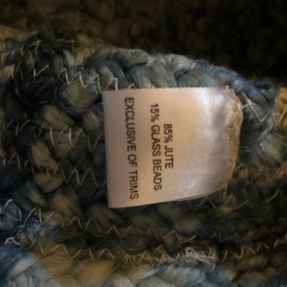 Antik Kraft Jute and Bead Tote Bag - Picture 10 of 12